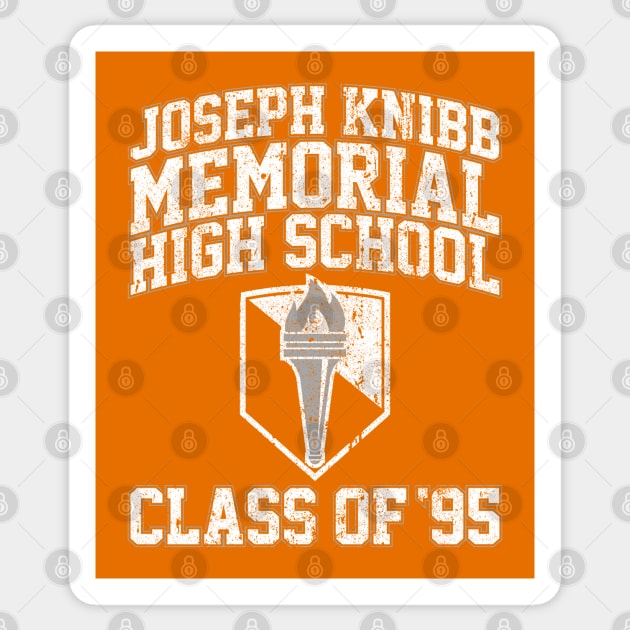 Joseph Knibb Memorial High School Class of 95 Sticker by huckblade